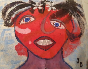 Painting titled "L' Orthodontie" by Jacques Desvaux (JD), Original Artwork, Acrylic
