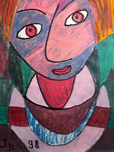 Malerei mit dem Titel ""   Irma  La  Douce…" von Jacques Desvaux (JD), Original-Kunstwerk, Acryl