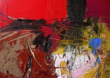 Peinture intitulée "abstraction I" par Jacques Donneaud, Œuvre d'art originale