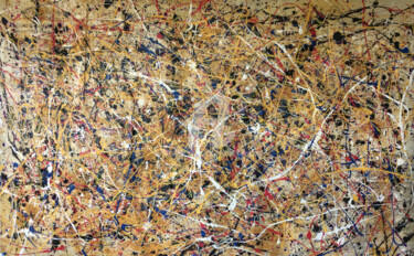 Pittura intitolato "skai gr" da Jacques Dugois (JAZON), Opera d'arte originale, Acrilico