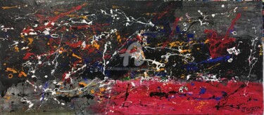 Painting titled "inspiration pollock…" by Jacques Dugois (JAZON), Original Artwork, Acrylic