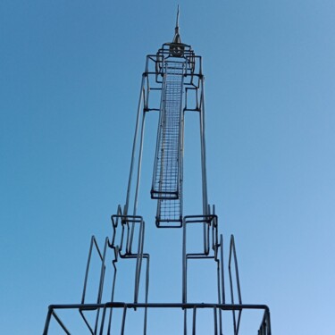 Sculpture titled "Empire State Buildi…" by Jacques-Etienne Henry, Original Artwork, Metals