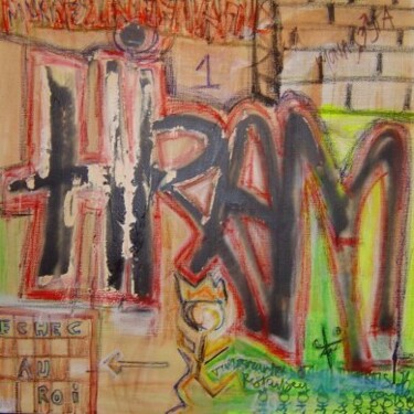 Painting titled "Hiram" by Jacques Galhardo, Original Artwork, Acrylic