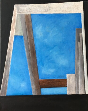 Ζωγραφική με τίτλο "Aftermath" από Jacques Girauld, Αυθεντικά έργα τέχνης, Λάδι Τοποθετήθηκε στο Ξύλινο φορείο σκελετό