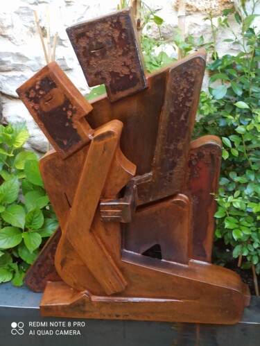 Sculpture intitulée "Amants 2" par Jacques Gomes, Œuvre d'art originale, Métaux