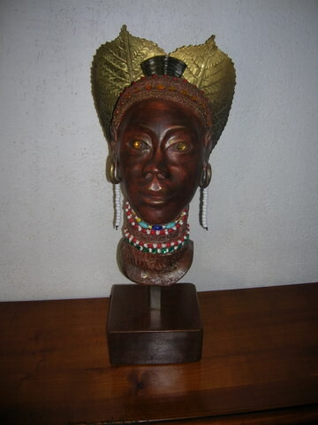 Sculpture intitulée "afrique" par Jacques Gressent, Œuvre d'art originale