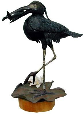 Sculpture intitulée "heron" par Jacques Gressent, Œuvre d'art originale, Autre