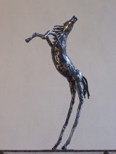 Sculpture intitulée "Hommage à Dali n°1" par Jacques Hellegouarch (Jaco), Œuvre d'art originale, Métaux