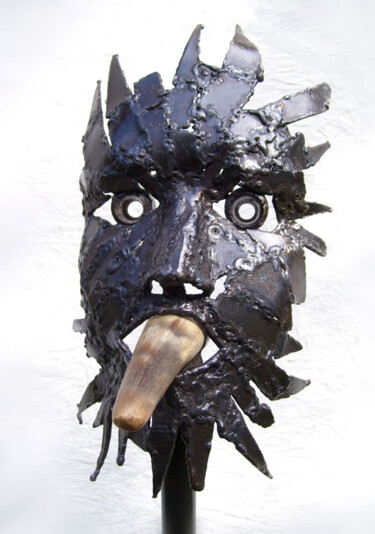 Sculpture titled "Faunique" by Jacques Hellegouarch (Jaco), Original Artwork, Metals