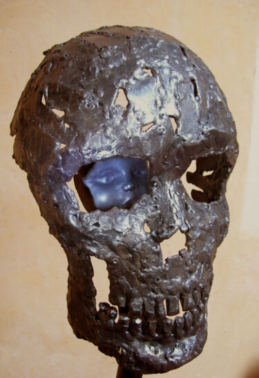 Sculpture intitulée "La mort n'en saura…" par Jacques Hellegouarch (Jaco), Œuvre d'art originale, Métaux
