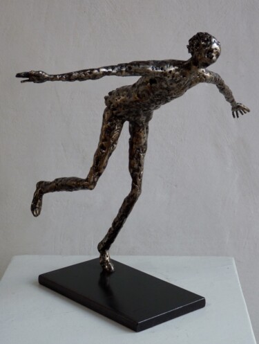 Sculpture intitulée "Plein vent" par Jacques Hellegouarch (Jaco), Œuvre d'art originale, Métaux