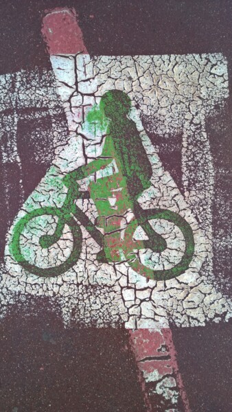 Fotografia intitulada "A bicyclette - wp-2…" por Jacques Jégo, Obras de arte originais