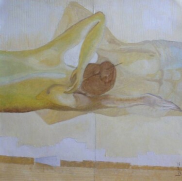 Peinture intitulée "fulgurance, comme n…" par Jacques Kerzanet, Œuvre d'art originale, Huile