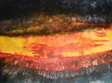 Peinture intitulée "la-lumiere-pleure-s…" par Jacques Kerzanet, Œuvre d'art originale, Acrylique