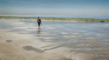 Photographie intitulée "Marée basse Berck" par Jacques Lateur, Œuvre d'art originale, Photographie numérique