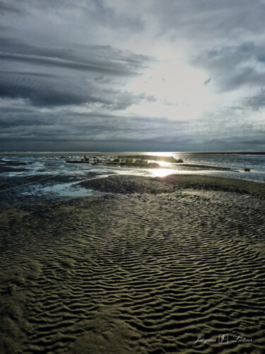 Photographie intitulée "Plage du Crotoy" par Jacques Lateur, Œuvre d'art originale, Photographie numérique