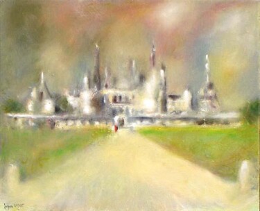 Peinture intitulée "Chambord" par Jacques Oudot, Œuvre d'art originale, Huile