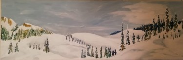 Painting titled "canada" by Jacques Pierre Pichon, Original Artwork, Acrylic