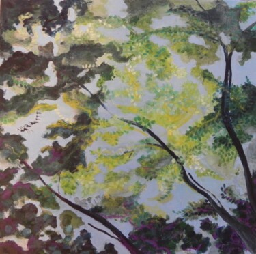 Painting titled "les branches d'ete" by Jacques Pierre Pichon, Original Artwork, Acrylic