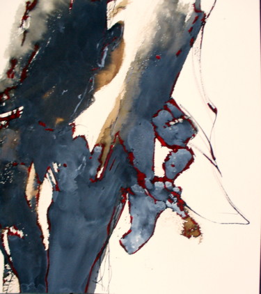Рисунок под названием "tm-argile-rouge-08-…" - Jacques Reverdy, Подлинное произведение искусства