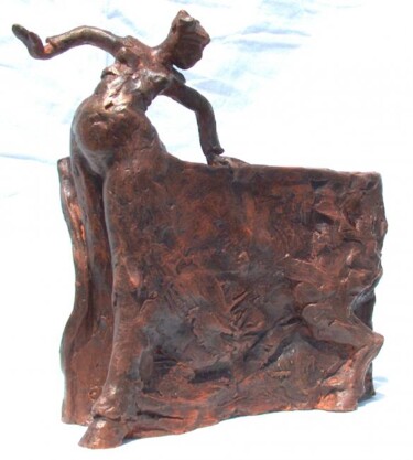 Sculpture titled "fusion" by Jacques Stauffert, Original Artwork, Metals