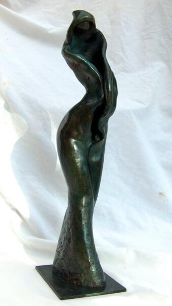 Sculpture intitulée "pudeur" par Jacques Stauffert, Œuvre d'art originale, Métaux