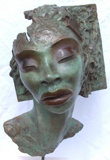 Sculpture titled "oubli" by Jacques Stauffert, Original Artwork, Metals