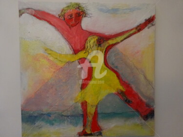 Peinture intitulée "Dancing" par Jacques Stemer, Œuvre d'art originale, Autre