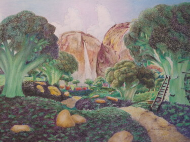 Pintura intitulada "Nature sauvage et c…" por Jacques Tafforeau, Obras de arte originais, Outro