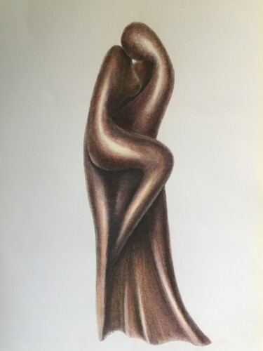 Painting titled "Figurine numéro 42" by Jacques Tafforeau, Original Artwork, Other