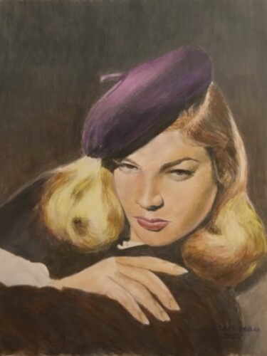 Painting titled "DÉTENTE." by Jacques Tafforeau, Original Artwork, Watercolor