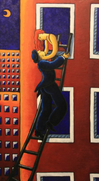 Картина под названием "High Hope" - Jacques Tange, Подлинное произведение искусства, Масло