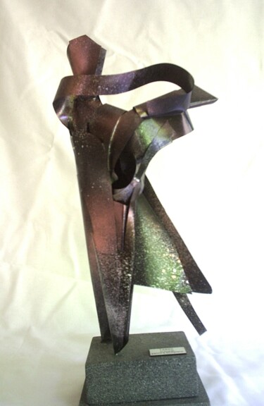 Sculptuur getiteld "tango" door Jacques Troupel, Origineel Kunstwerk, Aluminium