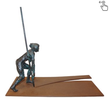 Rzeźba zatytułowany „Trace” autorstwa Jacques Vanroose, Oryginalna praca, Brąz