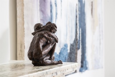 Скульптура под названием "Intense Love" - Jacques Vanroose, Подлинное произведение искусства, Бронза