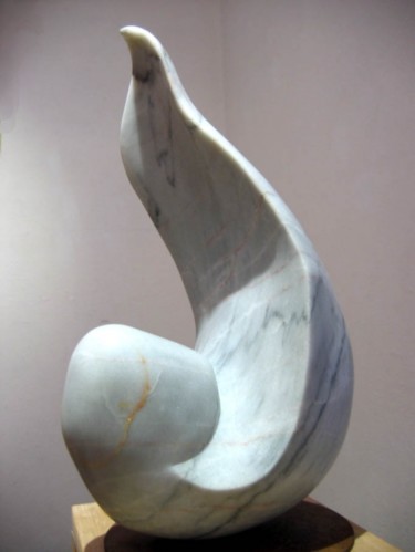 Sculpture intitulée "poisson n° 26" par Jacques Duault, Œuvre d'art originale, Pierre
