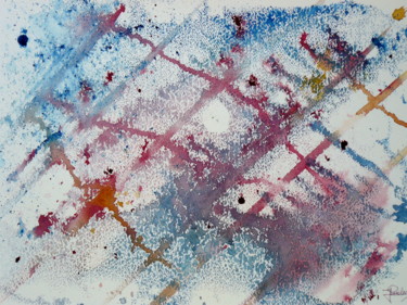 Peinture intitulée "Gymnographie n°2" par Jacques Paulus, Œuvre d'art originale, Aquarelle