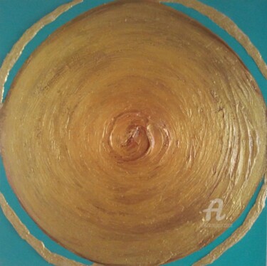 Painting titled "Spirale 1" by Jordan Ravy, Original Artwork, Acrylic
