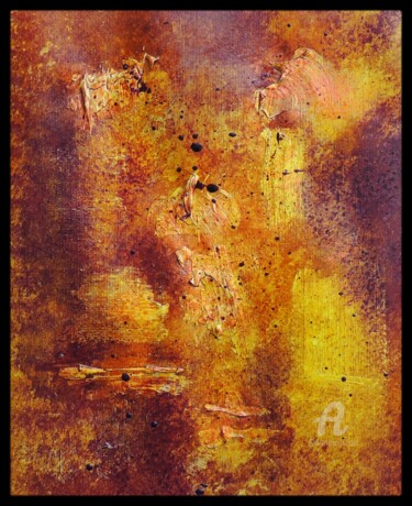 Peinture intitulée "Série Lueurs d'encr…" par Jordan Ravy, Œuvre d'art originale, Encre