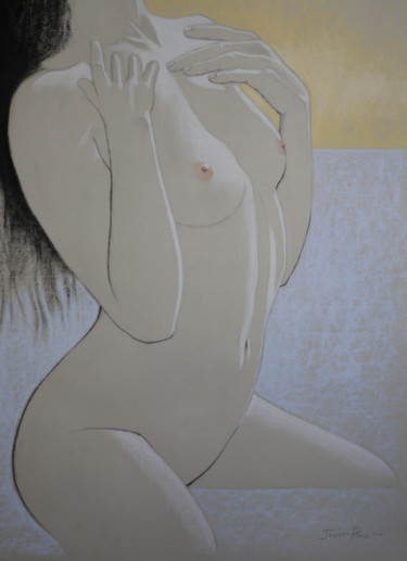 Dessin intitulée "Venus II" par Jacques Place, Œuvre d'art originale, Pastel