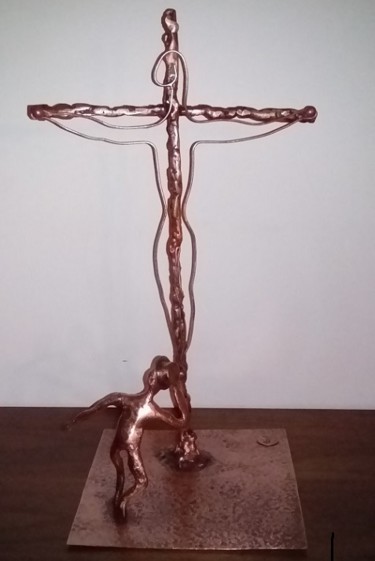 Sculpture intitulée "Abbe-maurice Cheval…" par Jacques Tronquet, Œuvre d'art originale