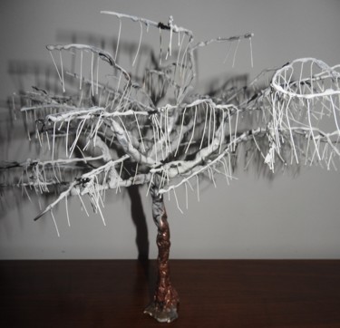 Sculpture intitulée "L'Arbre en hiver" par Jacques Tronquet, Œuvre d'art originale, Métaux