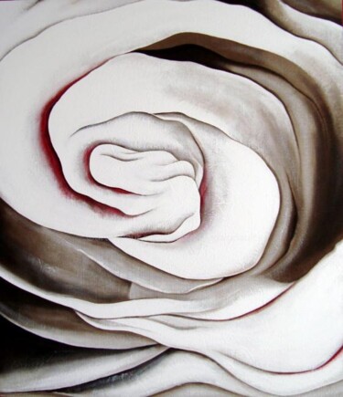 Painting titled "CAMELIA  114 X 99 c…" by Jacquotte Gaignault, Original Artwork