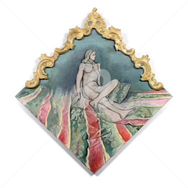 Peinture intitulée "Venise" par N Jacquounain, Œuvre d'art originale, Acrylique Monté sur Châssis en bois