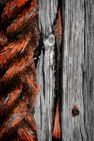 Fotografie getiteld "Rust and Rope" door Jade Holing, Origineel Kunstwerk, Digitale fotografie