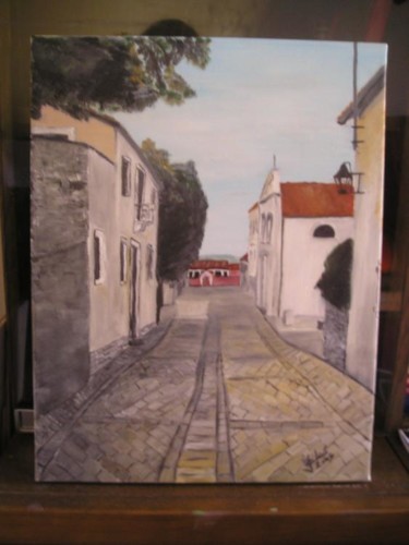 Painting titled "Ninska ulica" by Jadranka Cikic, Original Artwork