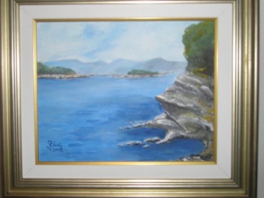 Painting titled "more i škoji" by Jadranka Cikic, Original Artwork