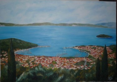 Painting titled "kukljica" by Jadranka Cikic, Original Artwork
