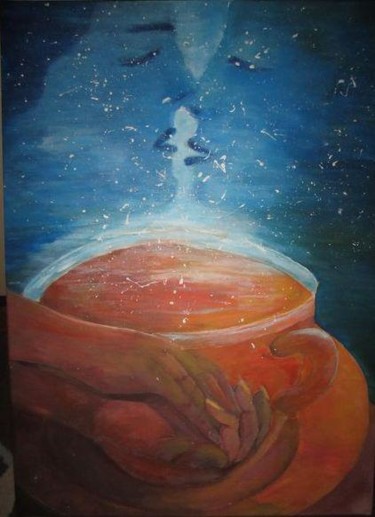 Painting titled "Bombay chai" by Jadranka Cikic, Original Artwork
