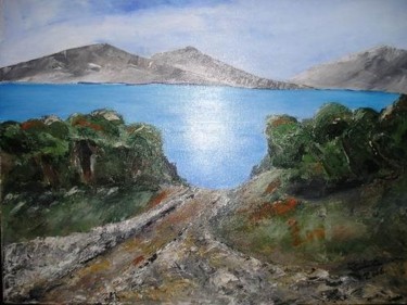 Painting titled "šetnja po otoku" by Jadranka Cikic, Original Artwork